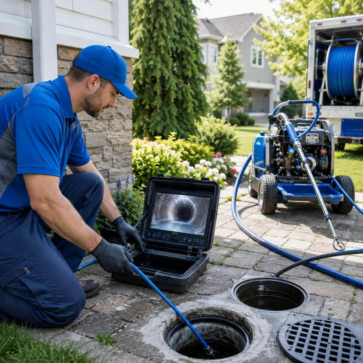 Outdoor drain cleaning professionals serving West Liberty, IL