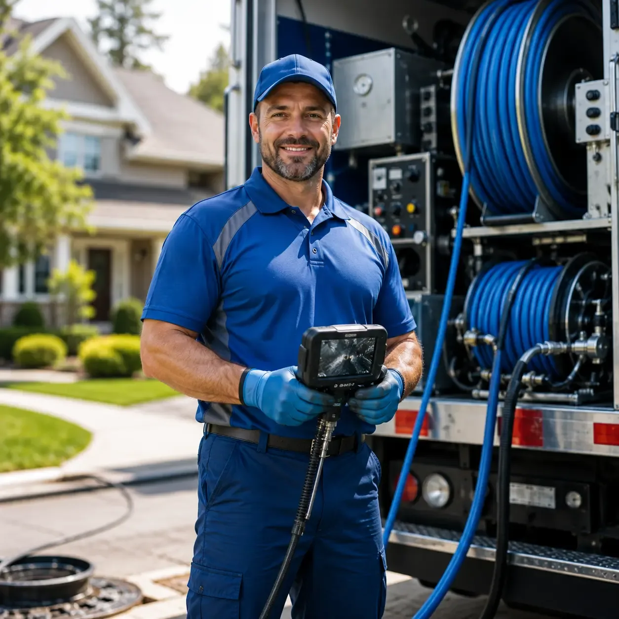 Local outdoor drain cleaning specialists in West Liberty, IL